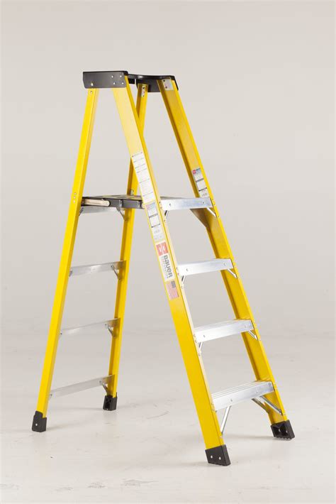 6' Fiberglass 351 Series Platform Ladder - Type 1AA 375 Lb. Rated | Bauer Corporation