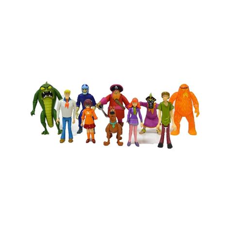 Scooby Doo Monster Set Action Figure, 10 Pack | #2015882833