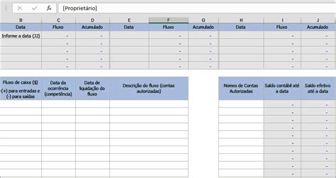 Exemplo De Planilha De Fluxo De Caixa No Excel – Novo Exemplo