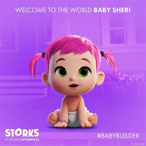 This is super cute! 💗 You can create a baby version of yourself in honor of the new movie Storks ...