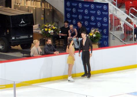 Ice-dance.com on Twitter: "A cell phone photo of Madison Hubbell and ...