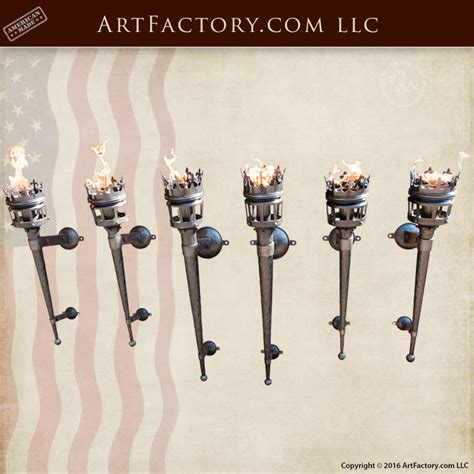 Custom Medieval Wall Torch Sconce