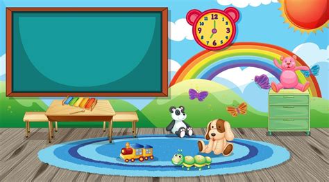 Kindergarten Classroom Background