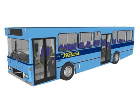 Volvo B10M Volgren Bus (Ventura) '1990 - 3D Model - 74089 - Model COPY - Default