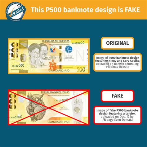 VERA FILES FACT CHECK: This P500 banknote design featuring a tarsier is ...