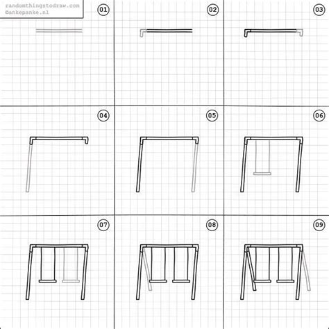 Random Things to Draw on Instagram: “How to draw a swing.” | Doodle art for beginners, Art ...