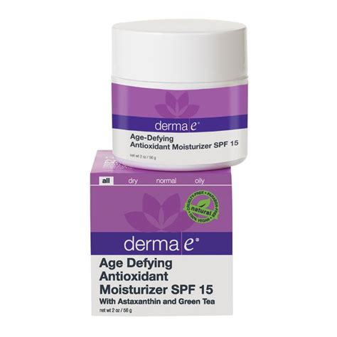 Age-Defying Antioxidant Moisturizer SPF 15 - Protect skin, reduce the ...