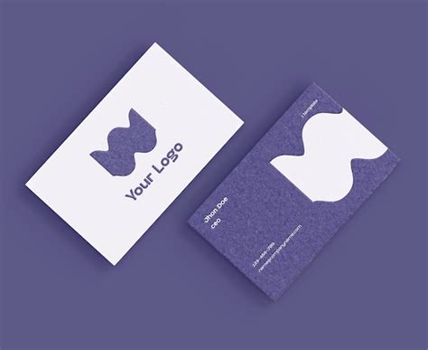 Minimal business card mockup | Free PSD File