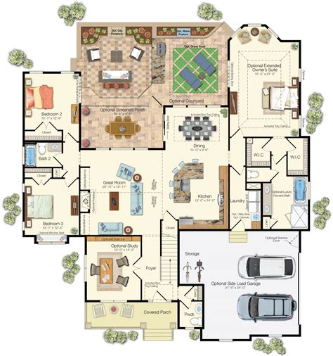 Inspiring L Shaped House Plans With Attached Garage R - vrogue.co