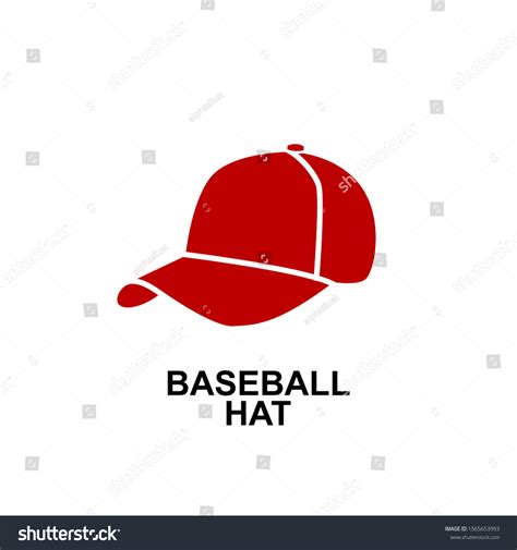 Red Baseball Hat Logo Icon Design Stock Vector (Royalty Free) 1565653993 | Shutterstock