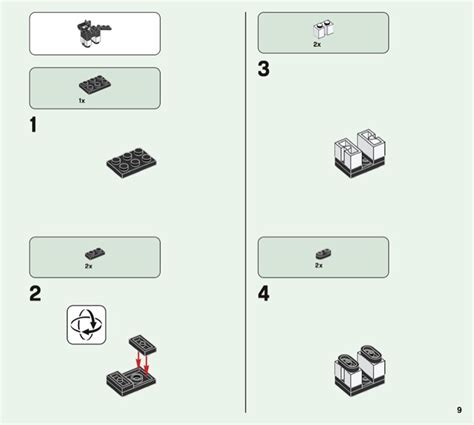 LEGO 21171 The Horse Stable Instructions, Minecraft - Minifig-scale