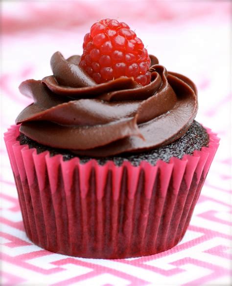 here is the recipe: Chocolate Raspberry Cupcakes