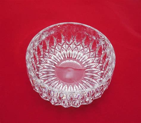 Vintage Pressed Clear Glass Bowl 5 1/2" Wide, Vintage Pressed Glass, Holiday Serving Bowl ...