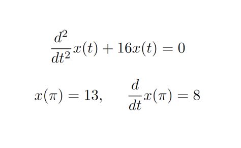 A Second Order Differential Equation | by BL | Intuition | Medium