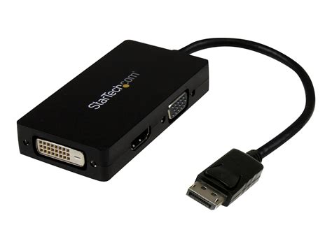 Startech.com Displayport To Vga / Dvi / Hdmi Adapter - 3-in-1 Dp ...