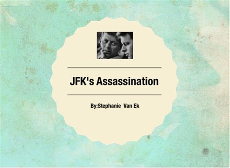 JFK's Assassination timeline on FlowVella - Presentation Software for ...