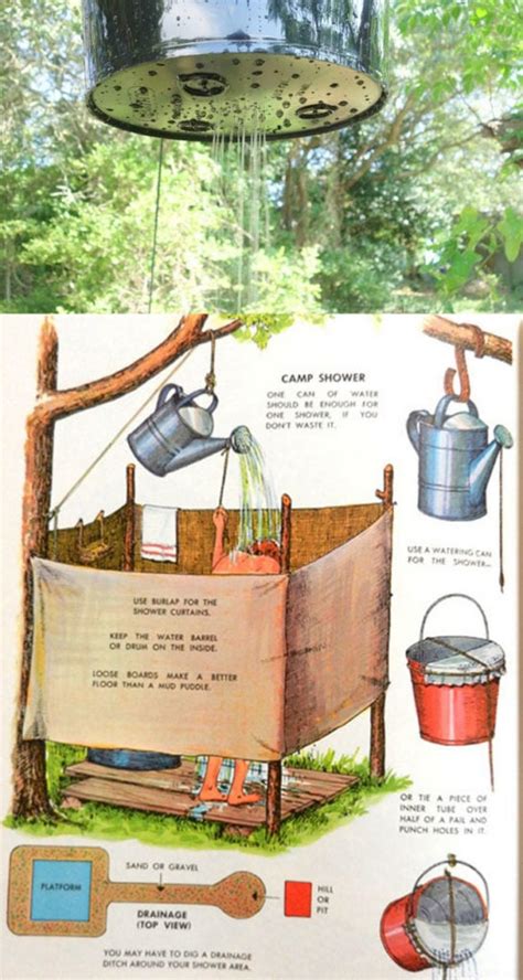 32 Beautiful & Easy DIY Outdoor Shower Ideas - A Piece of Rainbow