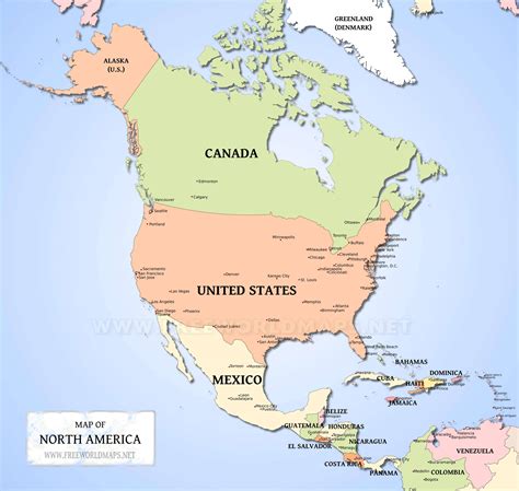 North America Political Map