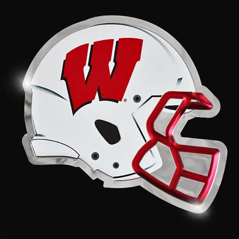 Wisconsin Football Helmet – Chrome Domz