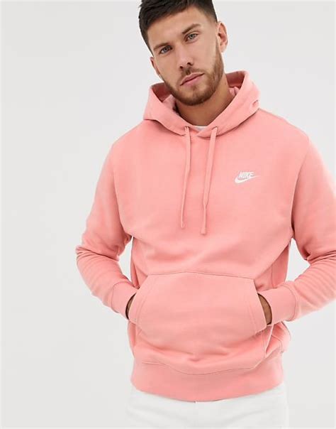 Nike - Club - Hoodie à logo - Rose | ASOS