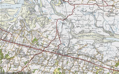 Historic Ordnance Survey Map of Kemsley, 1921