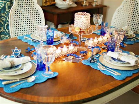 Substance of Living: 9 Beautiful Hanukkah Table Settings