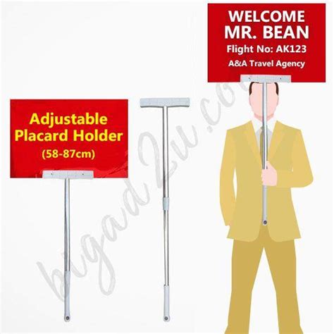 Airport Pickup Placards / Guide Placards / Travel Placards /POP Display Stand Holder Rack / Hand ...