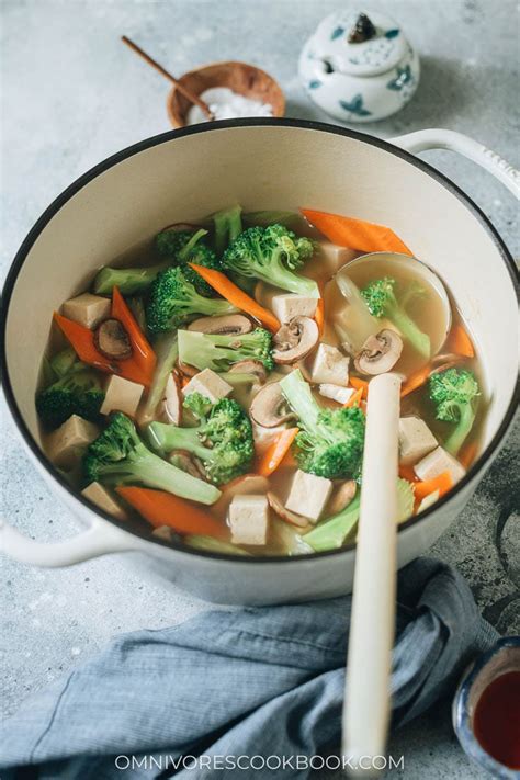 Chinese Vegetable Soup with Tofu - Takeout Style - Omnivore's Cookbook