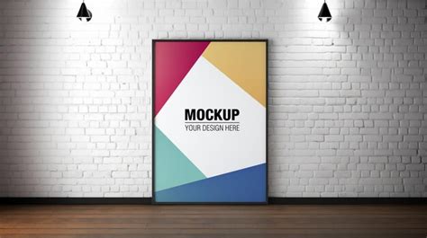 Premium PSD | Large poster mockup