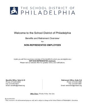 Fillable Online SCHOOL DISTRICT OF PHILADELPHIA Member Application and Change Form Fax Email ...