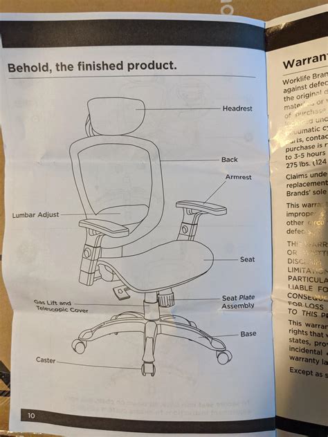 The Manual for my chair has this page. : r/funny