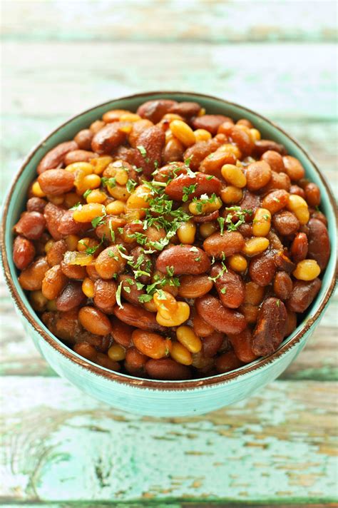 Slow Cooker Honey BBQ Baked Beans - Slow Cooker Gourmet