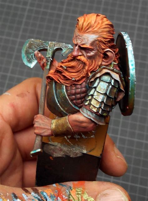 Tutorial - painting ginger hair | Miniature painting, Red hair, Dnd ...