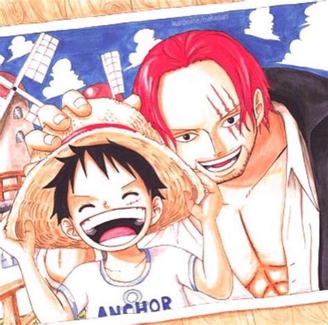 Luffy and Shanks | One piece images, Manga anime one piece, One piece anime