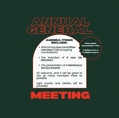 2023 BFC Annual General Meeting (AGM) | Blackwood Football Club