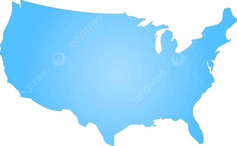 Usa Map In Silhouette With Blue Radial Gradient Vector Illustration Vector, Radial, Map Us ...