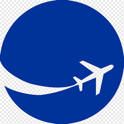 Airplane Aircraft Flight Logo, airplane, blue, logo, flight png | PNGWing