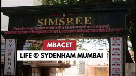 MBACET - LIFE @ SYDENHAM MUMBAI (Sydenham Institute of Management Studies) | Campus Tour - YouTube