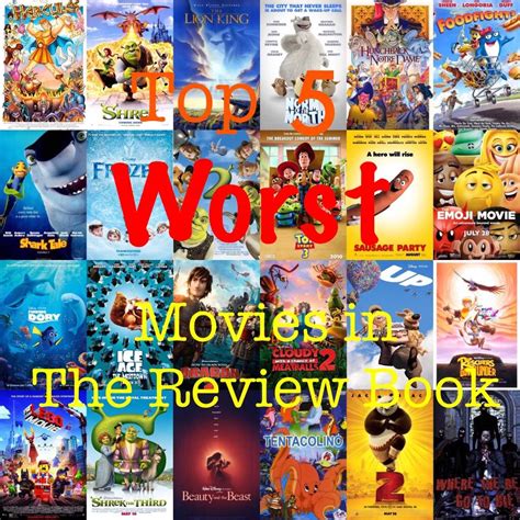 The Top 5 Worst Movies in the Review Book | Cartoon Amino