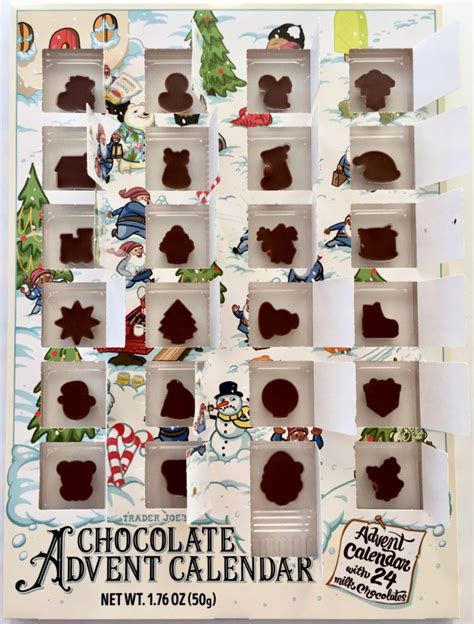 Trader Joe's 2018 Chocolate Advent Calendar Review - The Homespun Chics