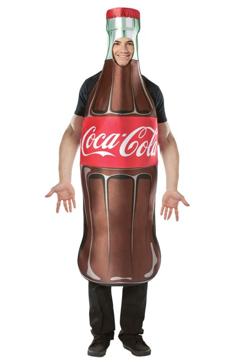 Coca Cola Bottle Adult Halloween Costume - One Size - Walmart.com