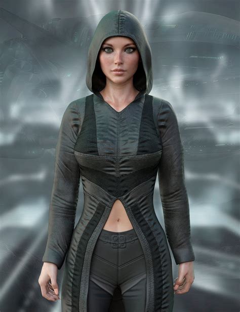 X-Fashion dForce Cyberpunk Outfit for Genesis 8 Female(s) | Daz 3D