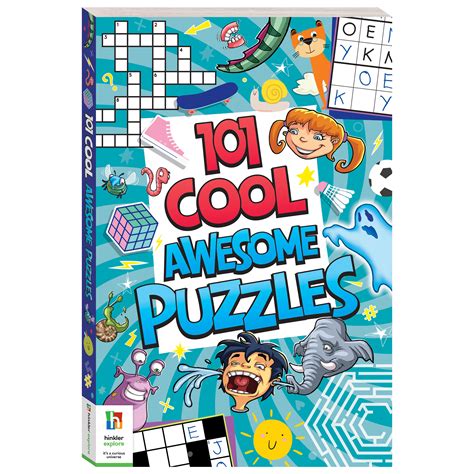 101 Cool Awesome Puzzles - Puzzle Books - Books - Children - Hinkler