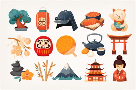 Japanese stickers | Pre-Designed Photoshop Graphics ~ Creative Market