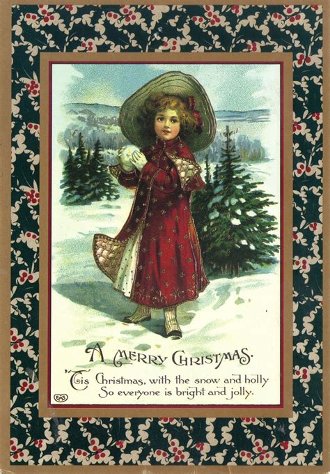 Printable Victorian Christmas Cards