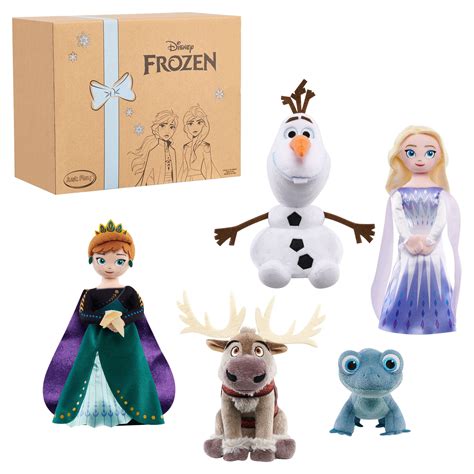 Disney Frozen 2 Plush Collector Set, Stuffed Plushies Dolls, Anna, Olaf ...