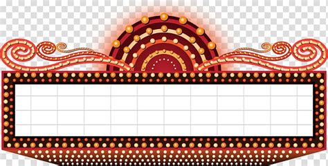 Red and black signage, Cinema Marquee , Echo Scores transparent background PNG clipart | HiClipart