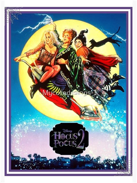 "Hocus pocus Poster with purple frame, 2, The sanderson sisters Poster ...