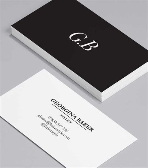 Business Card Layout Template