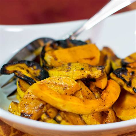 Grilled Butternut Squash with Honey Maple Glaze | Umami